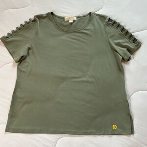 Michael Kors Olive Green Top